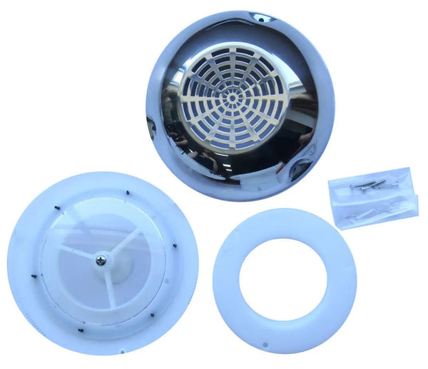 3-Inch Cowl Ventilator For Boat Speedboat – White & Black, Universal Fit, Seller Warranty