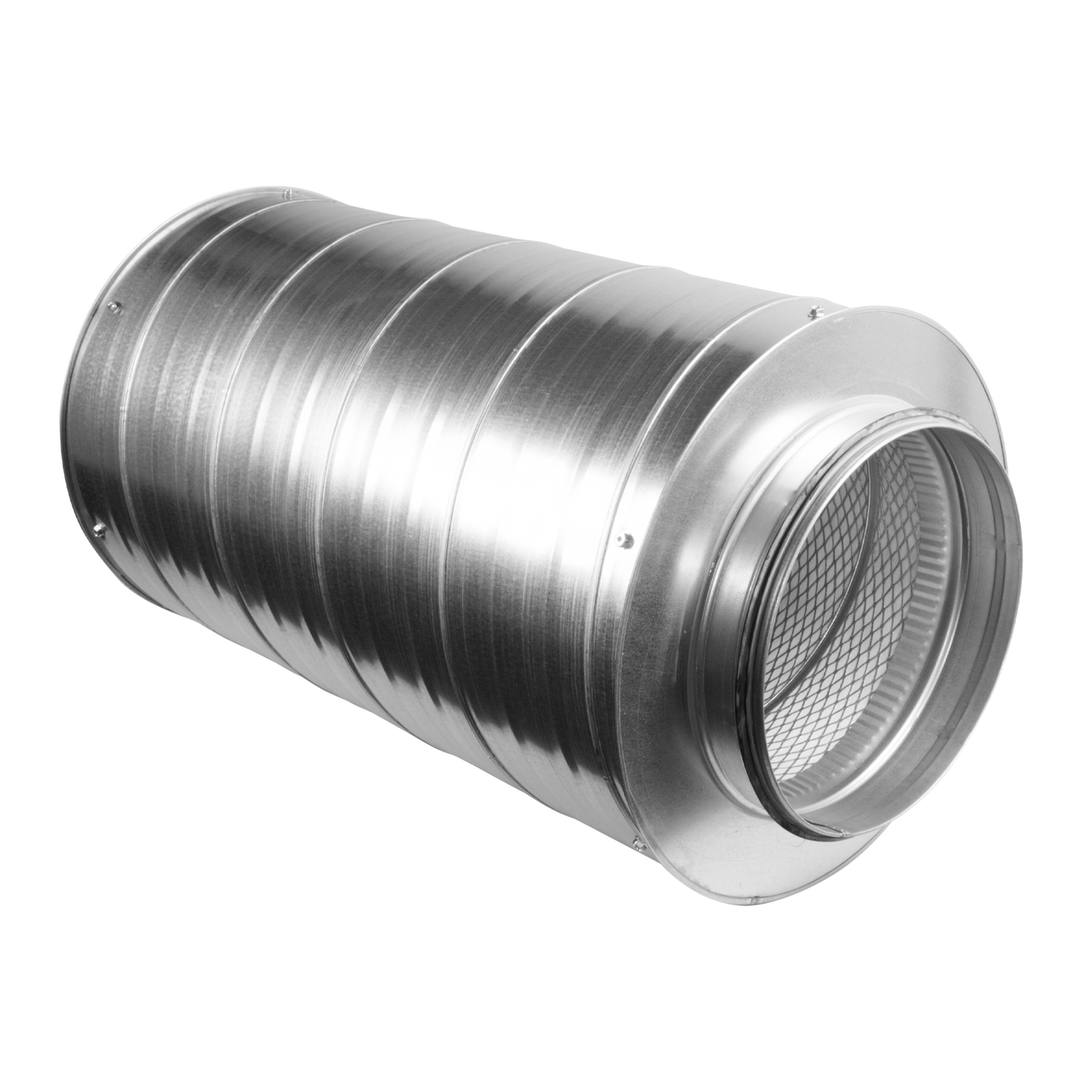 10" 250mm - Metal Ducting Inline Silencer Attenuator - 600mm