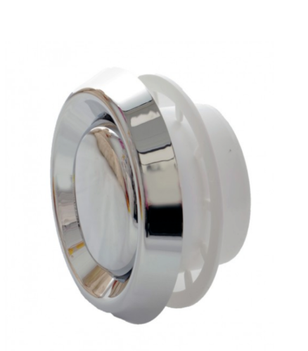 AG Chrome Plastic Diffuser Air Valve Grille Bathroom 4" 5" 6" 8"