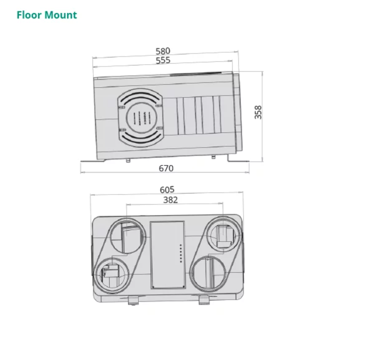 Brookvent 1.3 Heat Recovery Whole House Fan with Summer By Pass