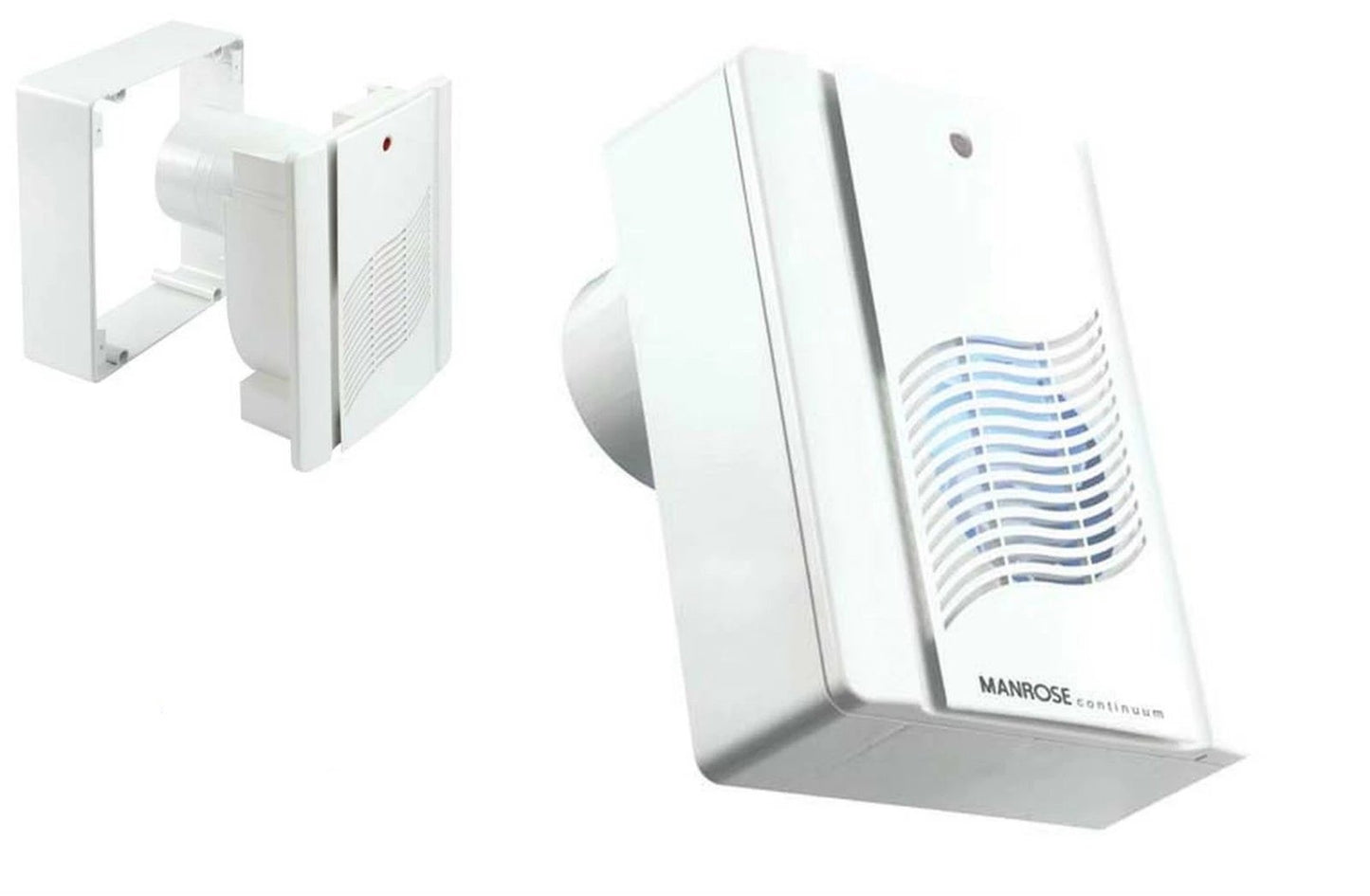 Manrose 4" CRCHTP Continuous Extractor Bathroom Fan Pull cord Humidity Timer