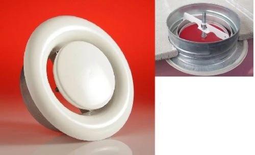 FIRE RATED Air Vent Ceiling Grille Heat Recovery Ventilation Fan 4" 5" 6" 8"