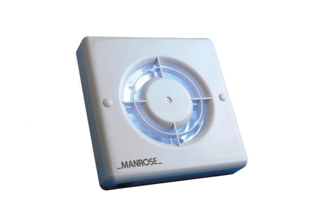 Manrose XF100W White Plastic Fan Cover For XF100, QF100 Range