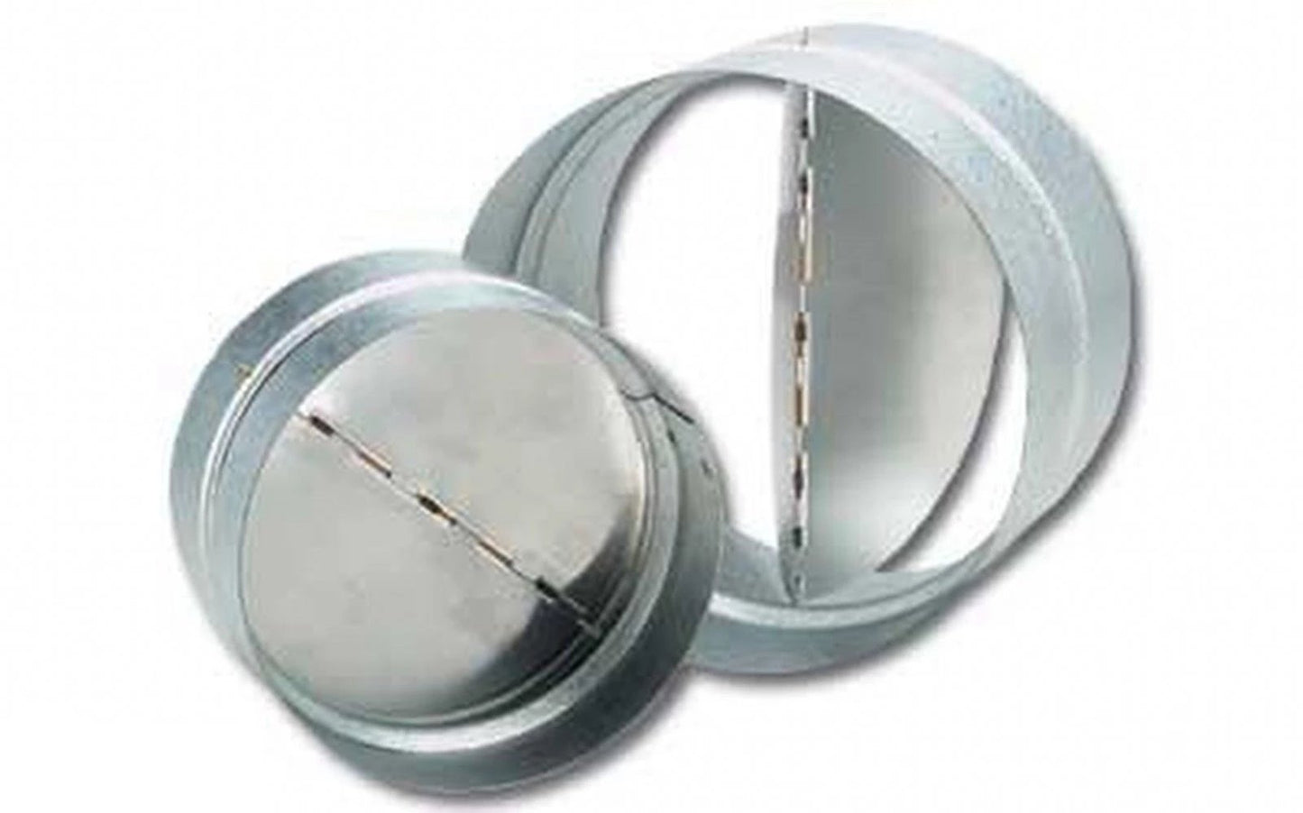 METAL Ducting Back Draught Connector Flexible Hydroponics 4" 5" 6" 8" 10" & 12"