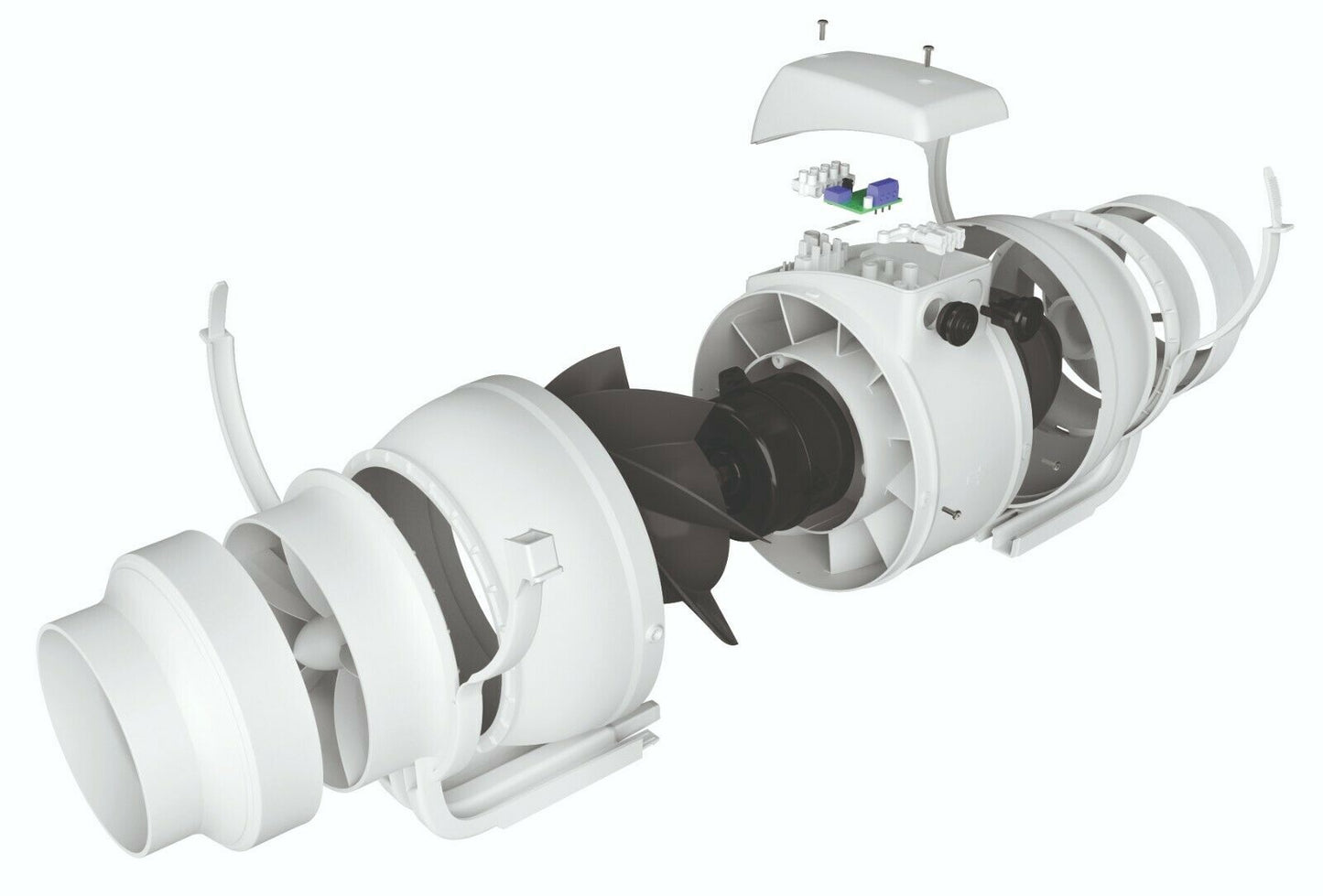 XPRO Inline Timer Fan 4" 5" 6" 100/125/150/160mm