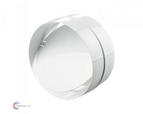 XFLO100T Timer Light Inline Extractor Kit Back draught shutter LED Bathroom Fan