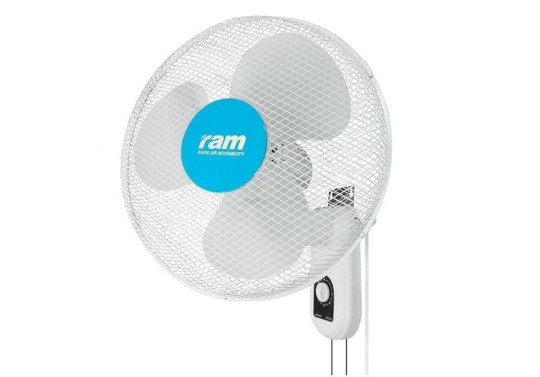 Ram 16" 400mm Wall Mounted Fan 3 Speed oscillate Hydroponics Cooling Fan