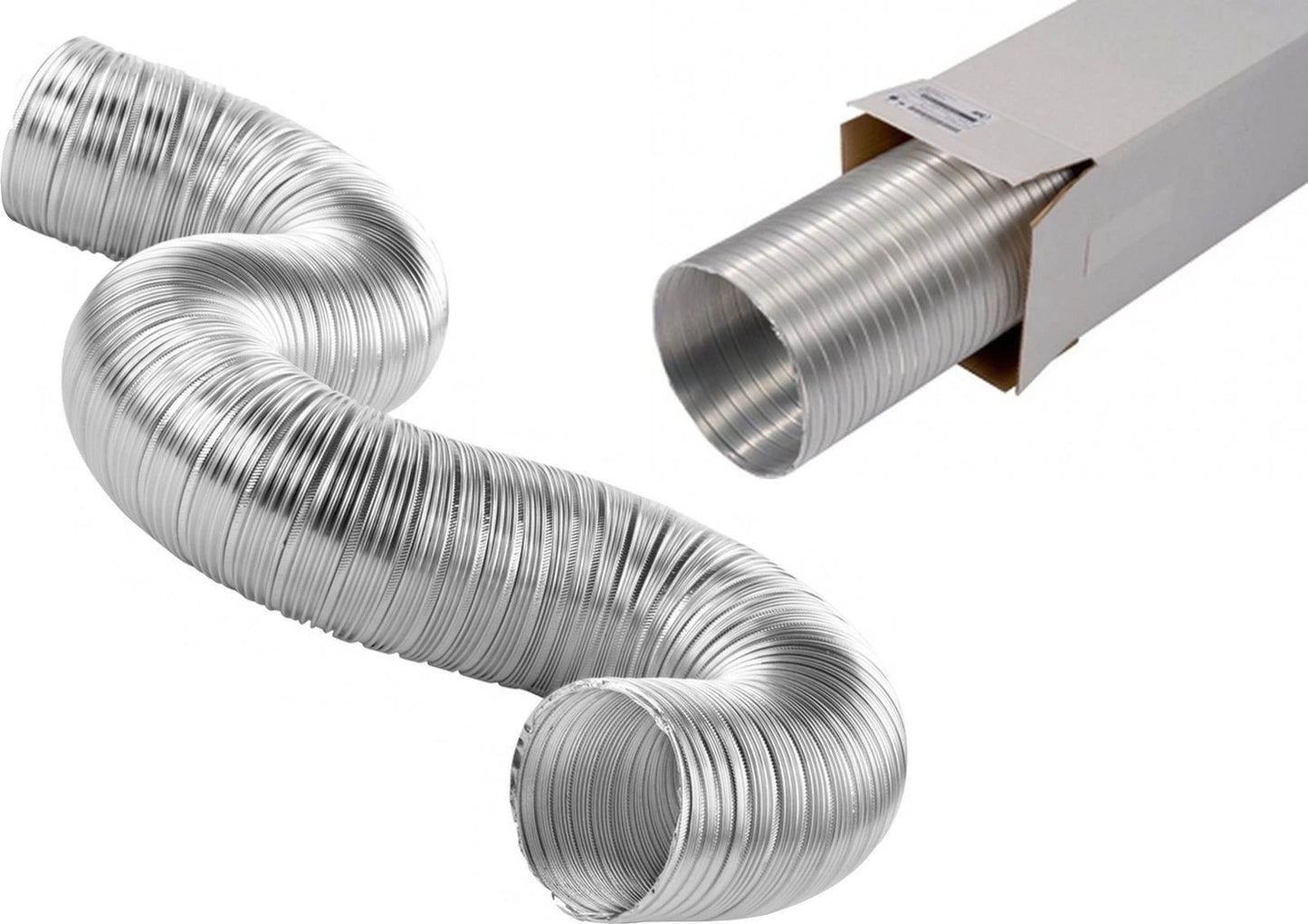 Aluminium Semi Rigid Flexible Duct 4" 5" 6"