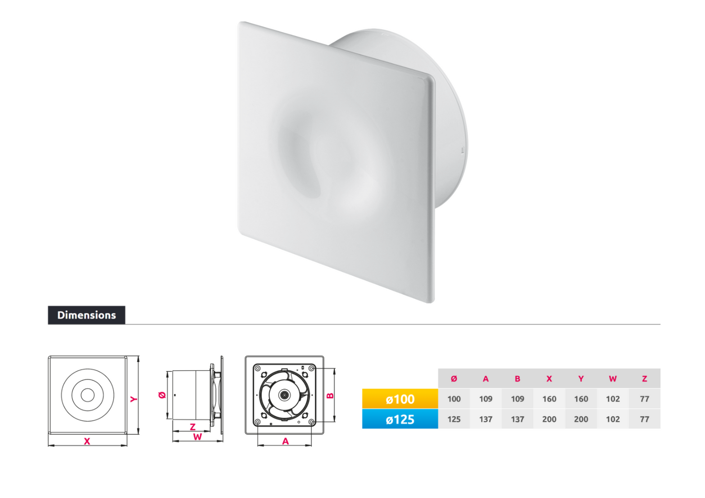 Swiftair SCT125 ECO dMEV Trickle/Boost Fan