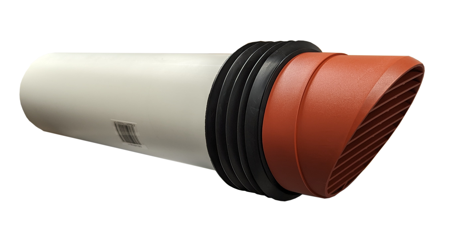 4" 100mm High Rise Vent Ducting External Grille (Highrise)