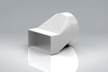 110x54 (4") - Offset Straight to 4" Round