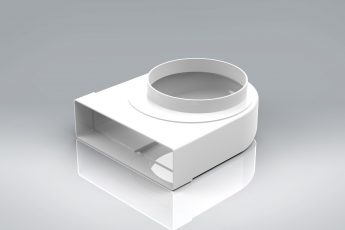 204x60 (5"/6") - Elbow Bend Rotating Round Spigot