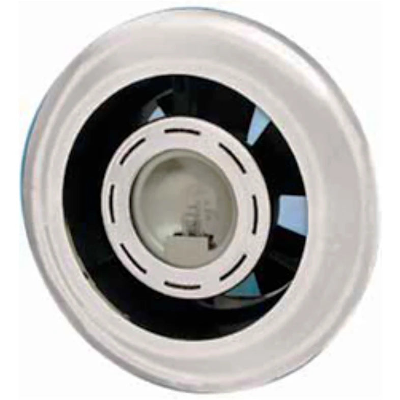 BSF112W BSF124W BSL112C BSL124C Extract-A-Lite Fan 12V 24V DC White Chrome 100mm