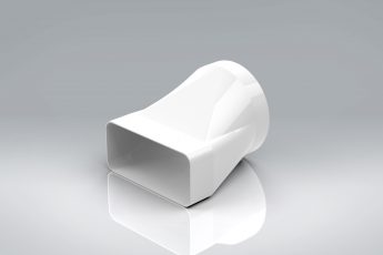 150x70mm - Rectangular to 125mm Round Adaptor