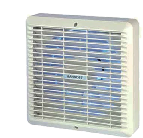 Manrose 9" 230mm XFS230A Industrial Commercial Wall Extractor Fan With Shutter