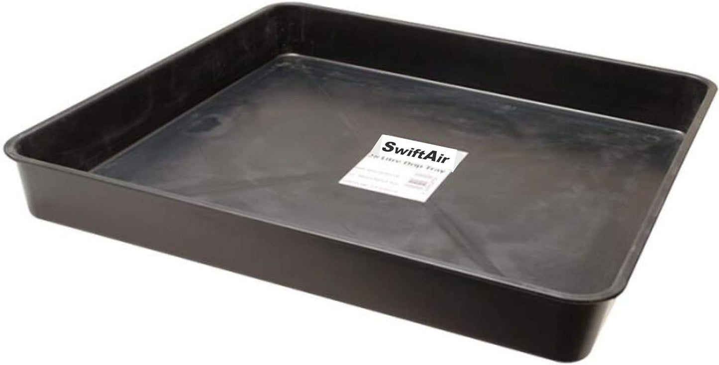 SwiftAir Drip Tray Gravel Tray Garden Tray 60 x 60 x 7 cm - 28 Litres (6.1gal) (24 Inch)