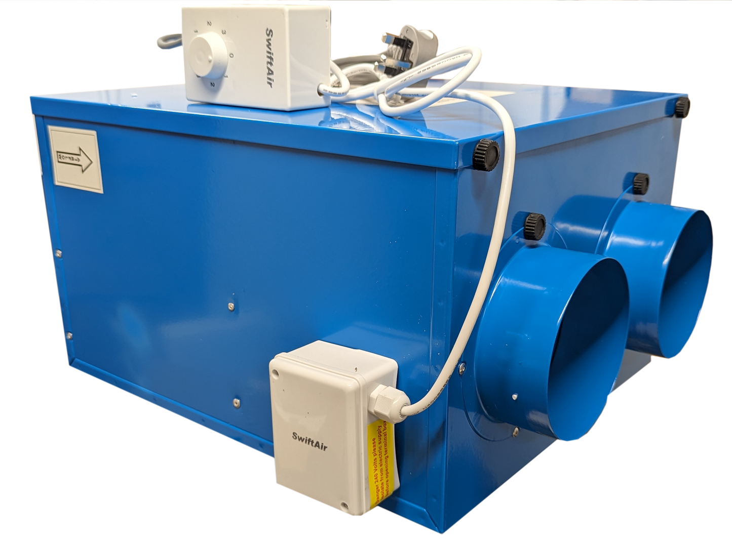 CFLO125 Whole House Heat Recovery Unit 200m3/hr Upto 75% Efficient 3 speed
