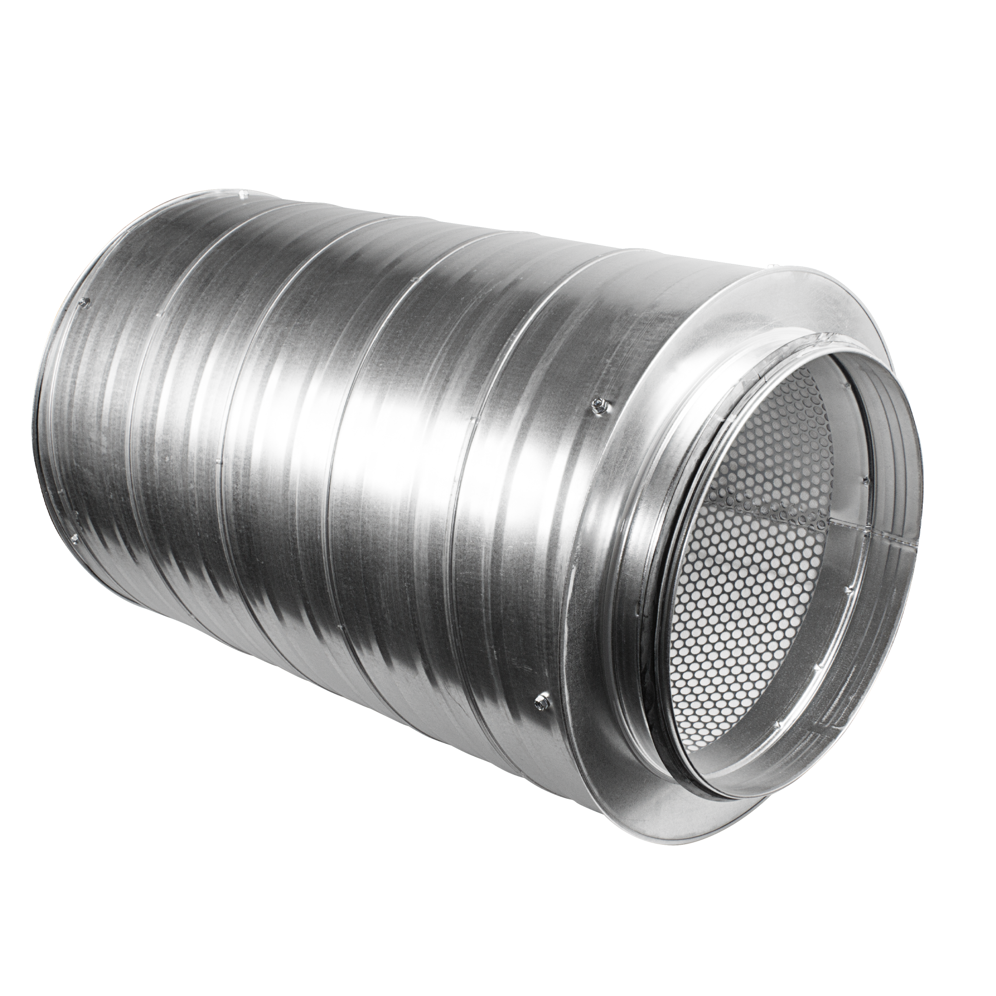 12" 315mm - Metal Ducting Inline Silencer Attenuator - 600mm