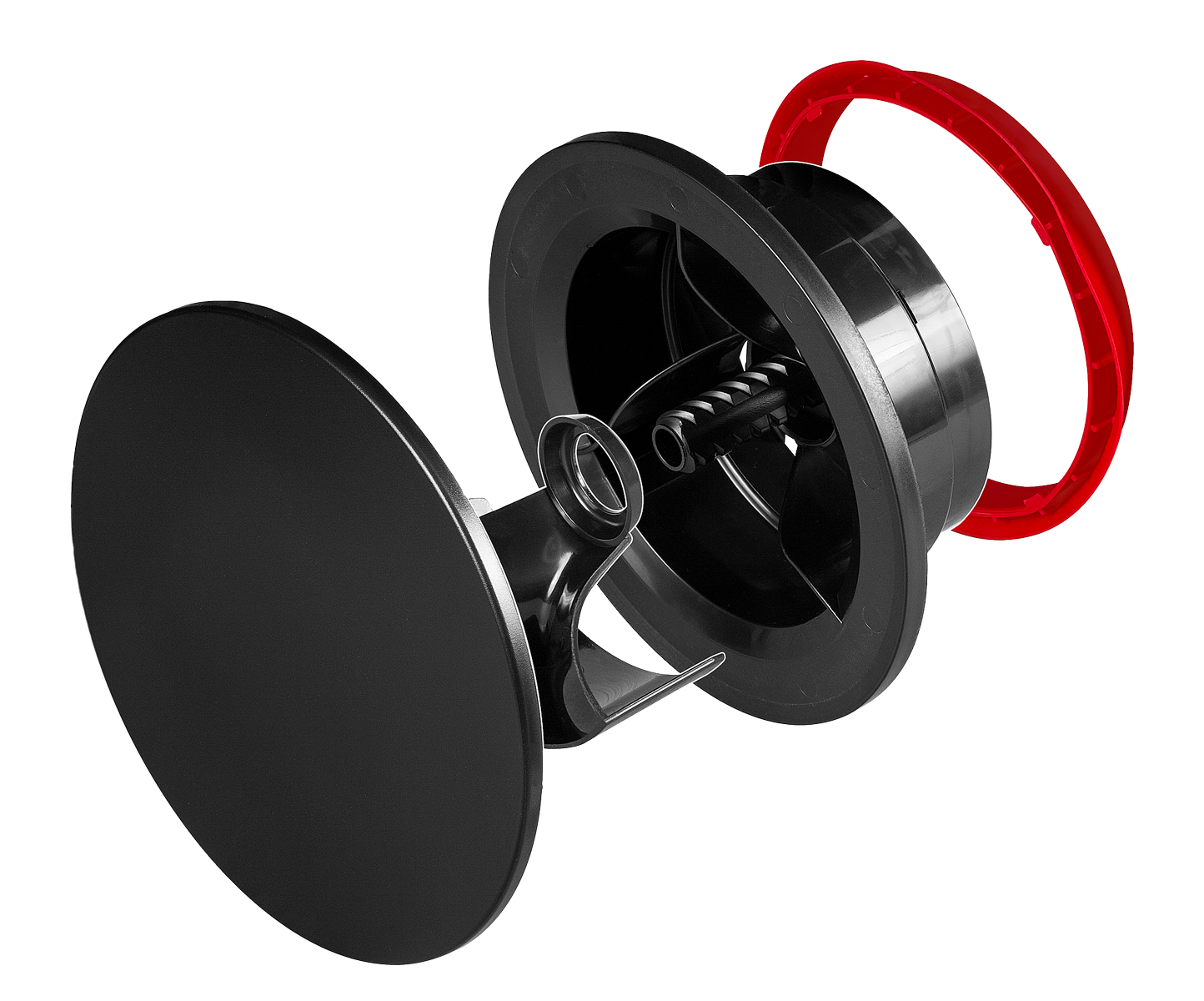 5" 125mm BLACK Air Valve Ceiling Grille Diffuser