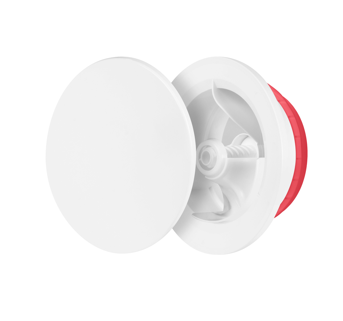 5" 125mm White Air Valve Ceiling Grille Diffuser