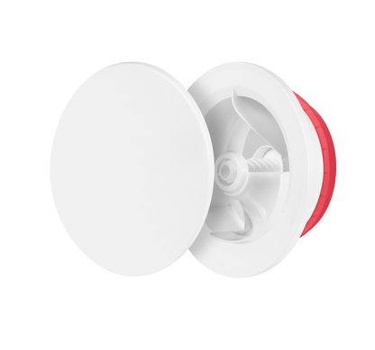 5" 125mm White Air Valve Ceiling Grille Diffuser