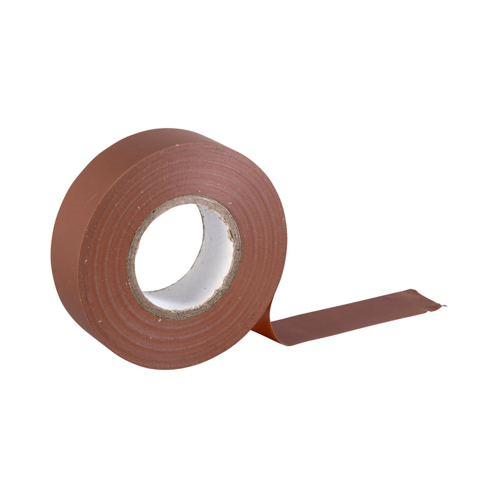 PVC Ducting Electrical Sealing Tape 19mm x 20m - Live (Brown)