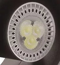 4" 100mm Manrose LEDSL Chrome or White Light Grille LED