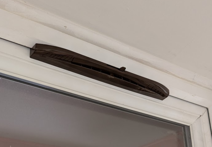 Window Trickle Vent - No Drill Trickle Vents with Filters ECO – Fans4less