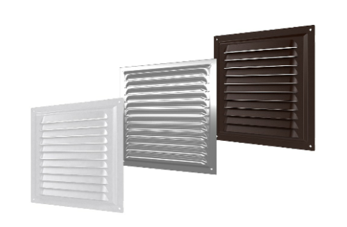 Wall Roof Ceiling Fixed Metal Flat Grille