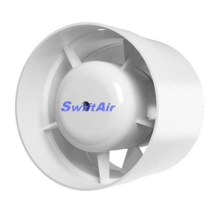 4" 5" 6" Inline Extractor Fan Timer Standard Full 1m Kit Ventilation Bathroom Shower