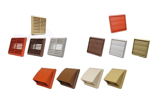 110x54 (4") - External Grilles Gravity/Fixed/Cowl