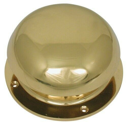 Polished Chrome Brass Bell Top Mushroom Vent Caravan Motorhome Marine Canal Boat