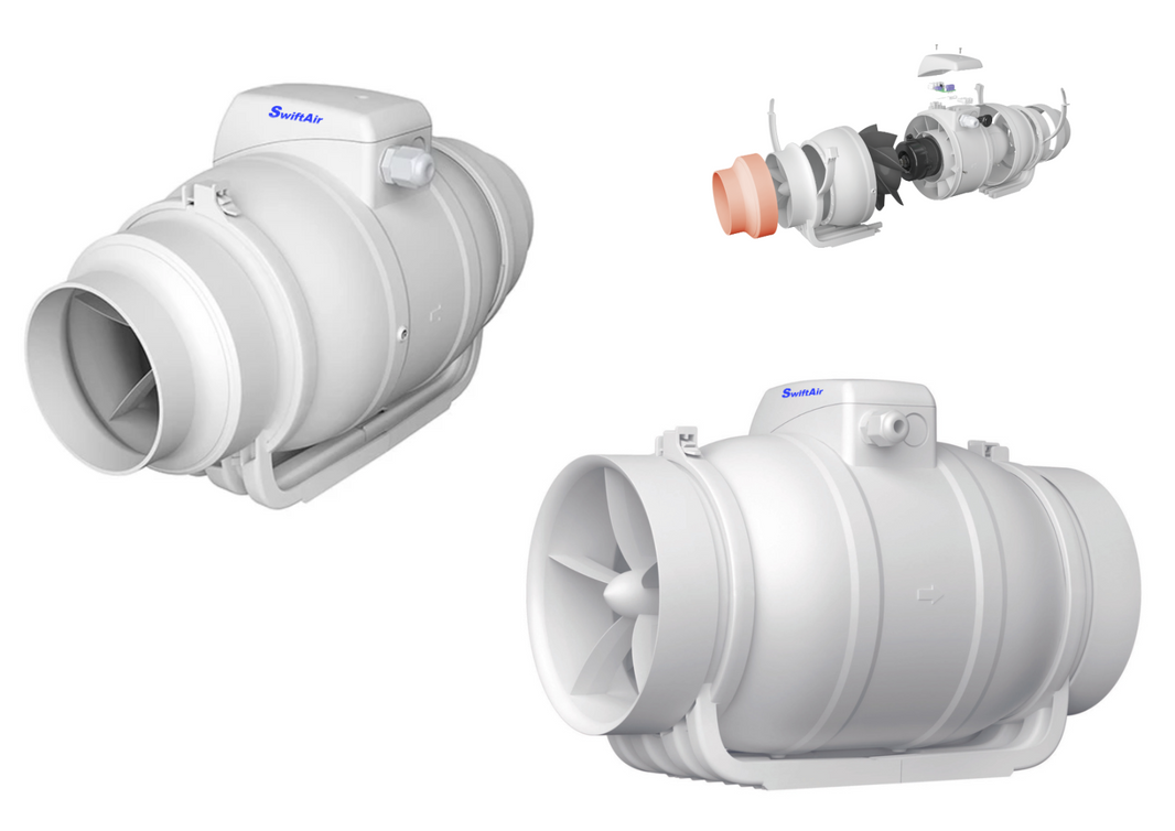 Inline Fans (Duct Mounted) – Fans4less