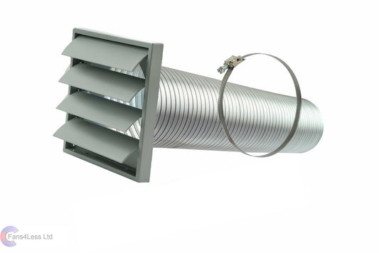 Manrose Cooker hood kit Kitchen Fan Extract hood Ducting 100mm 4" 43076