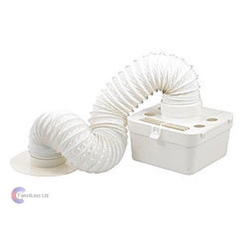 Swiftair 100mm Indoor tumble dryer venting kit wall ducting ventilation fan