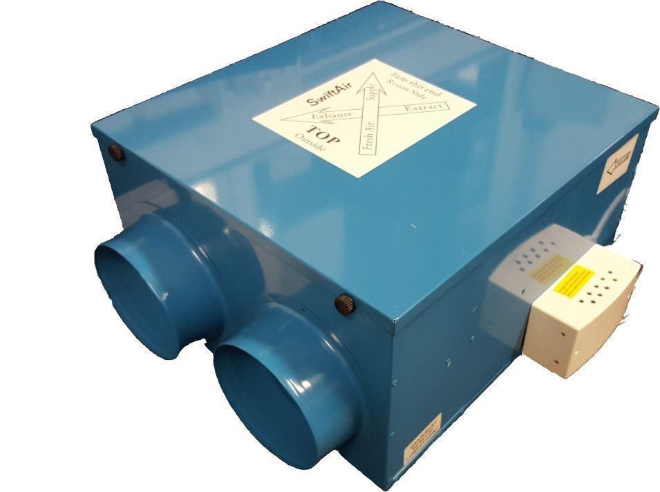 CFLO150 (CFLO250)  Whole House Heat Recovery Unit 550 m3/hr Upto 75% Efficient 3 speed