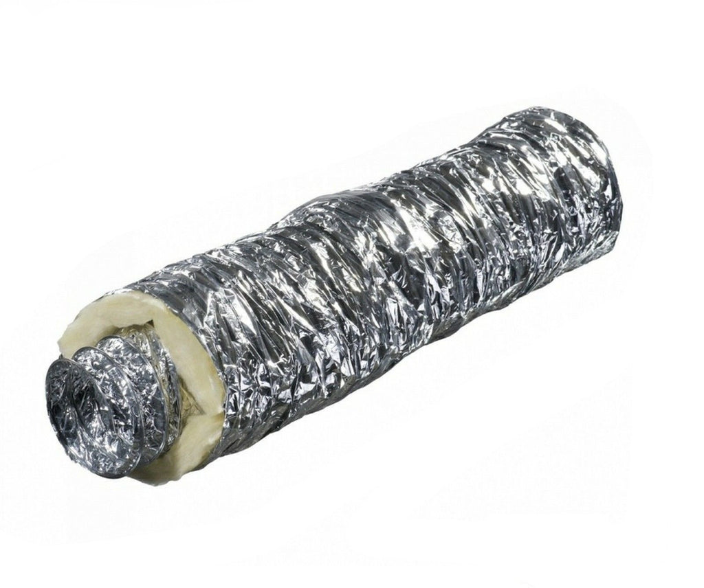4" 5" 6" 8" 10" 12" Flexible Acoustic Insulated Ducting 5m/10m