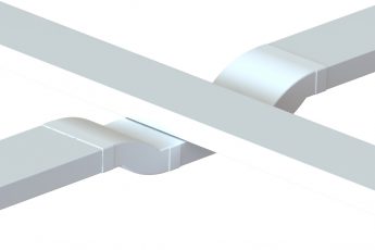 204x60 (5"/6") -  Cross Over Duct Connector